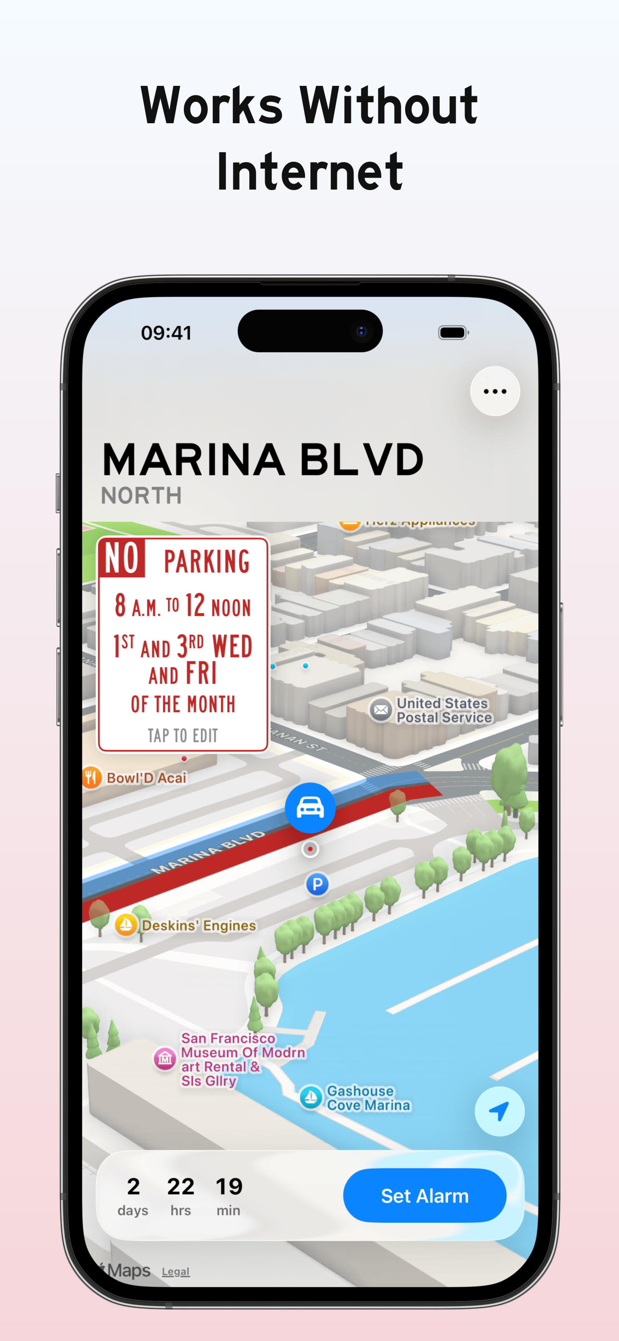 Sweep Alarm works without internet